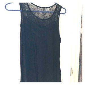 Black lace top